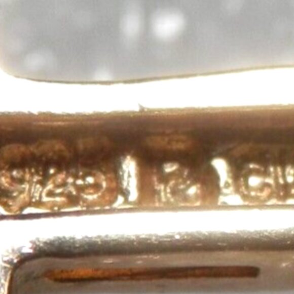 $99 Auth Ross-Simons Genuine Diamond Cross in Sterling Silver 925 Gold 14K Plat - Picture 2 of 6